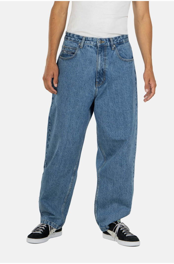 Organic Baggy Vintage Smoke Blue