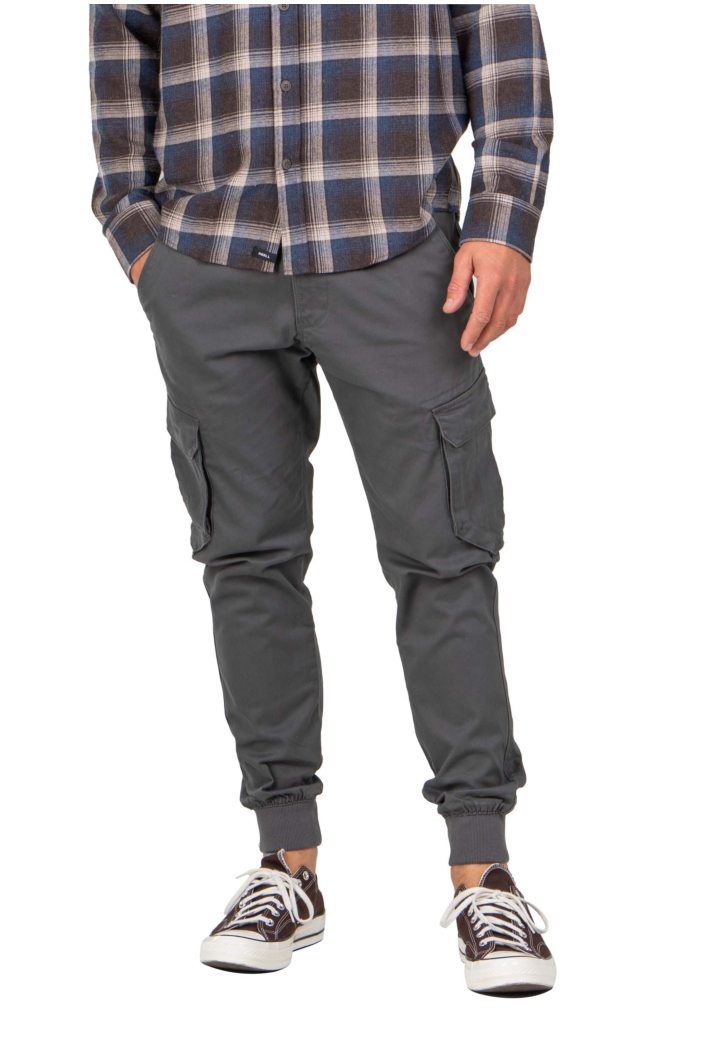 Reflex Rib Cargo Vulcan Grey