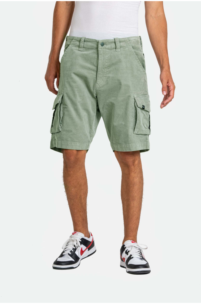 City Cargo Short Baby Cord Aqua Grey