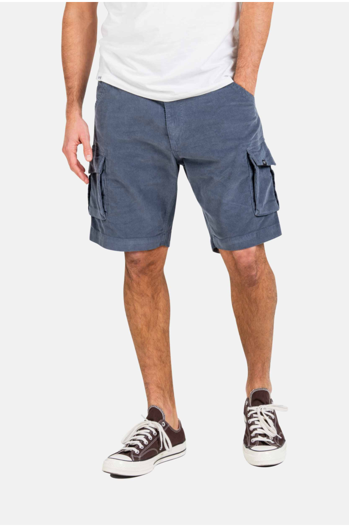 City Cargo Short Baby Cord Grey Blue
