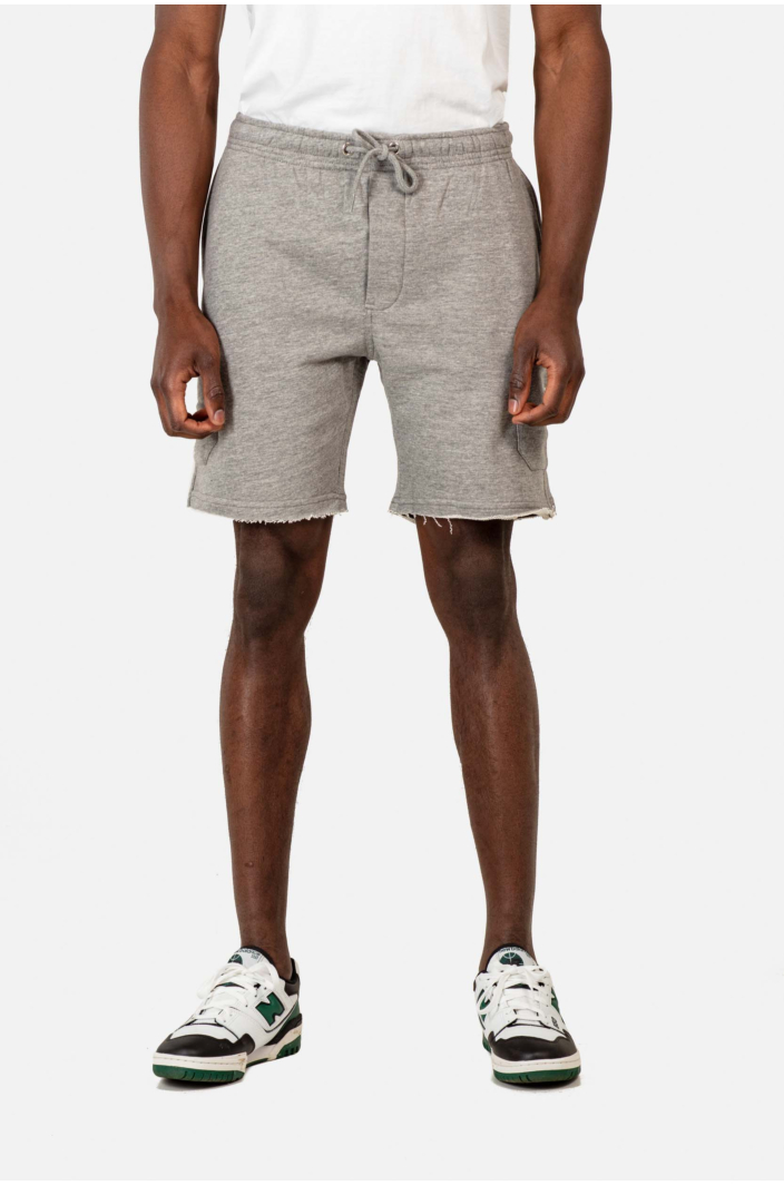 Sweat Cargo Short Grey Melange