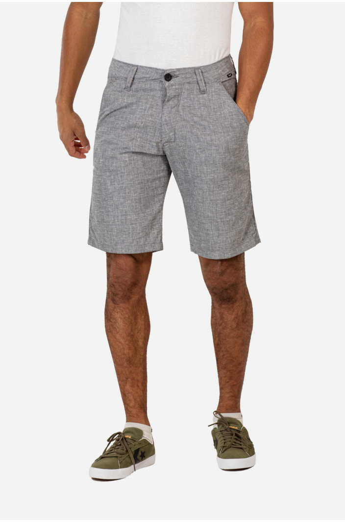 Flex Grip Chino Short Grey Linen