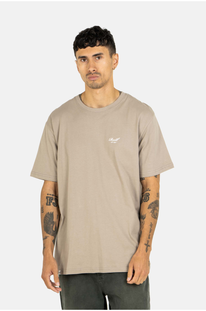 Staple Logo T-Shirt Stone Satellite
