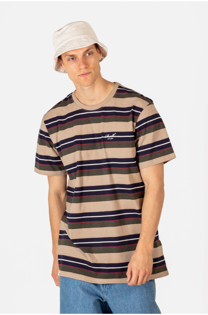 Line T-Shirt Navy / Sand