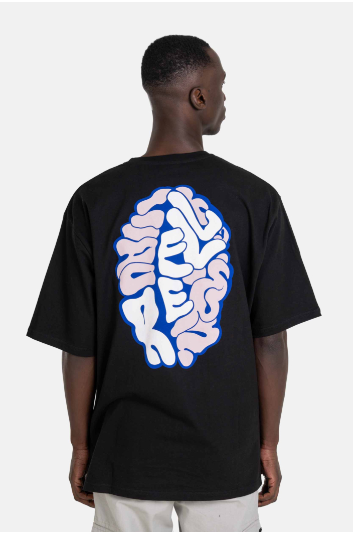 Brain T-Shirt Deep Black