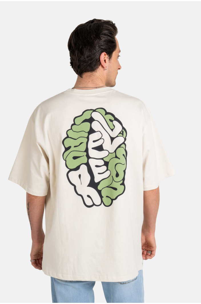 Brain T-Shirt Oatmeal