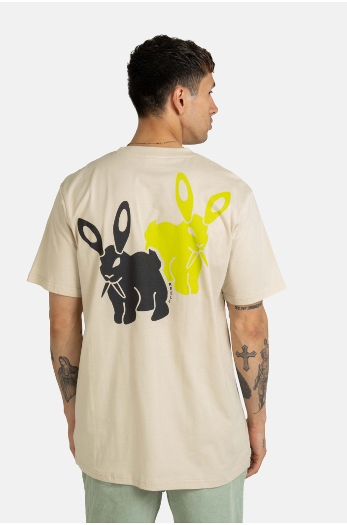 Scissor Bunny T-Shirt Oatmeal