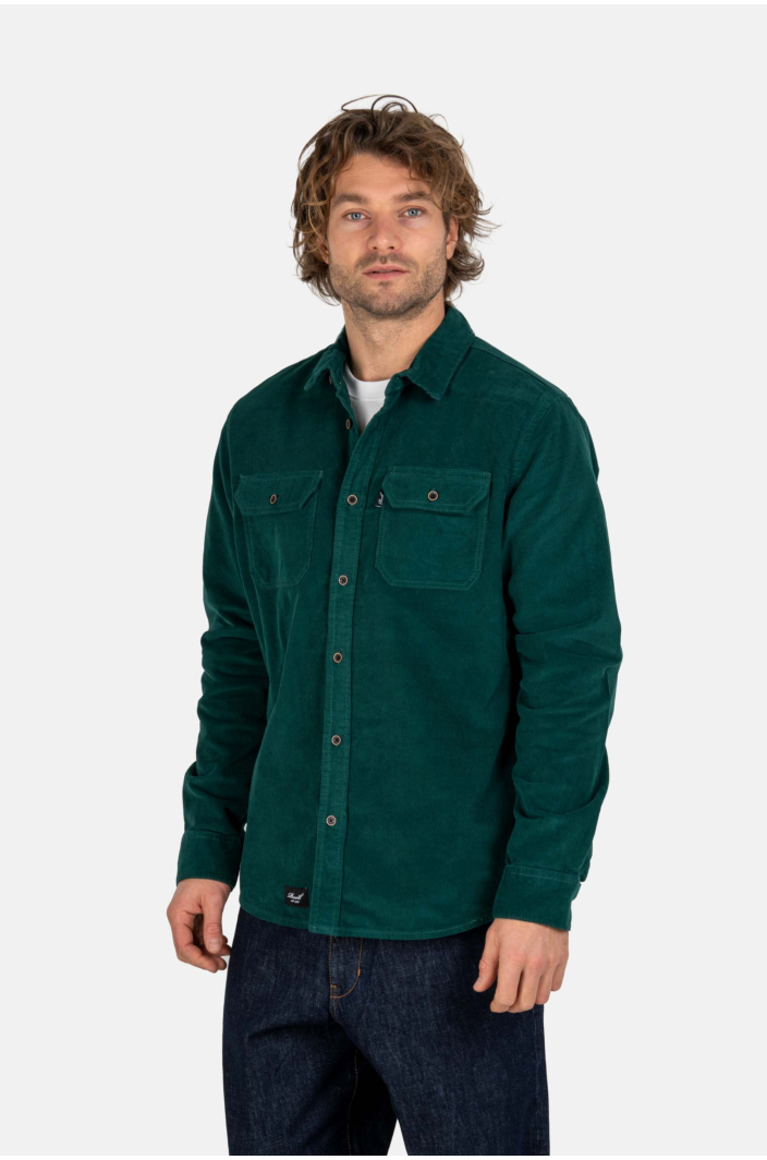 Dual Cord Shirt Forest Green