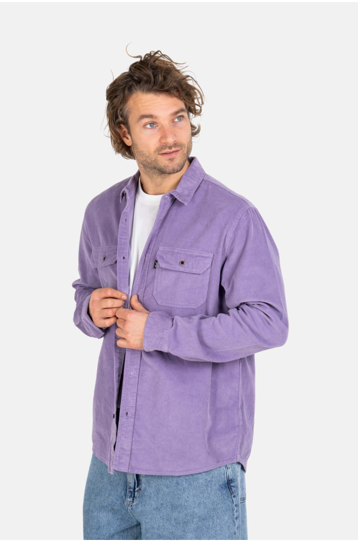 Dual Cord Shirt Lavender Purple