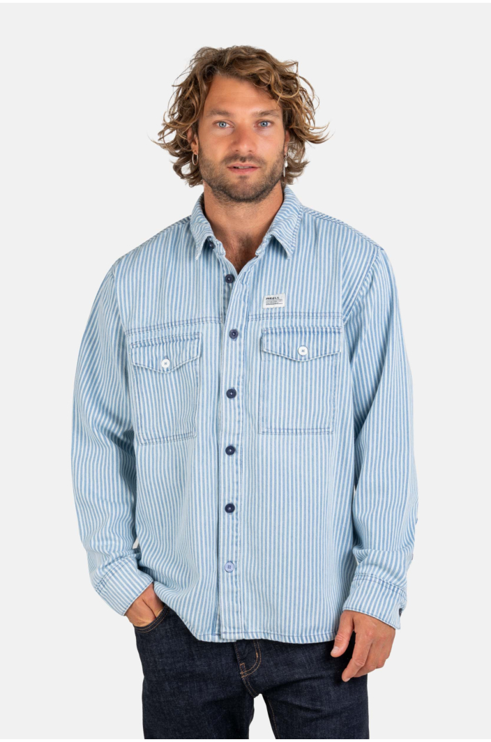 Prison Overshirt Light Blue