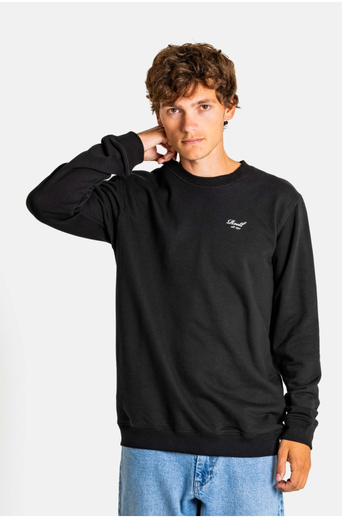 Staple Terry Crewneck Deep Black