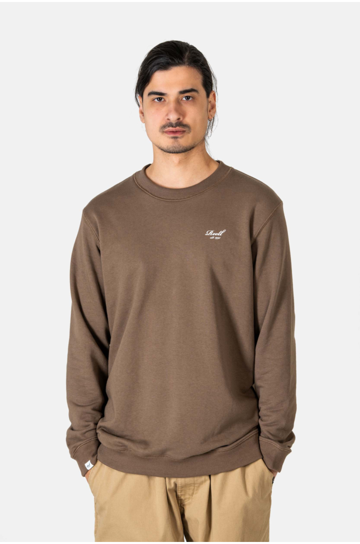 Staple Terry Crewneck Shroom Brown