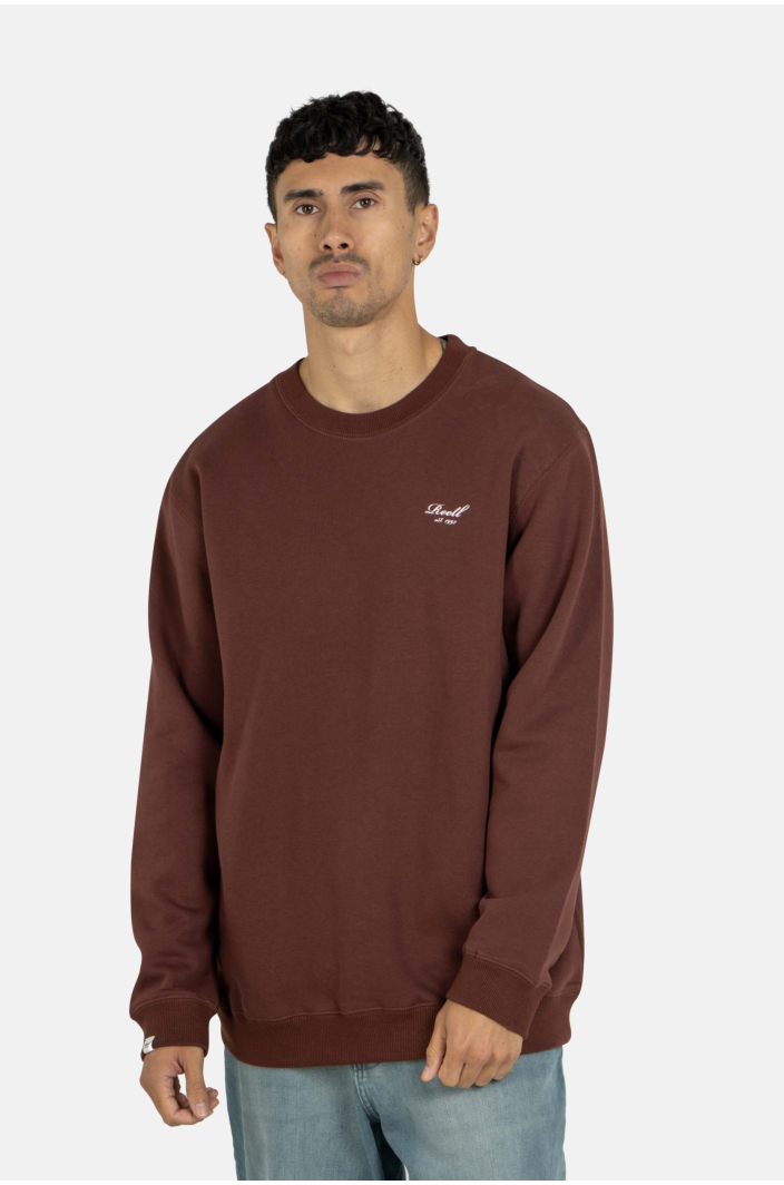 Staple Logo Crewneck Dark Cherry