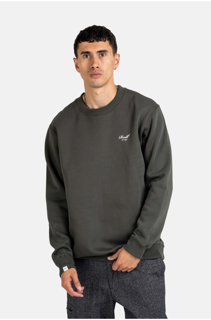 Staple Logo Crewneck Jasper Green