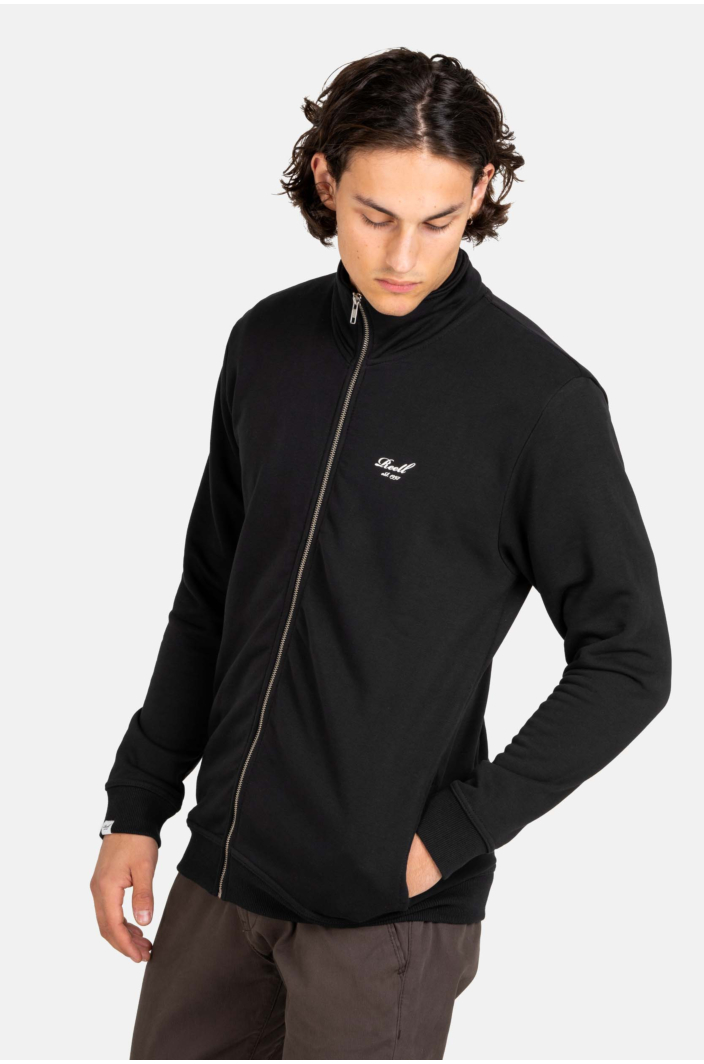 Staple Zip Sweatshirt Deep Black