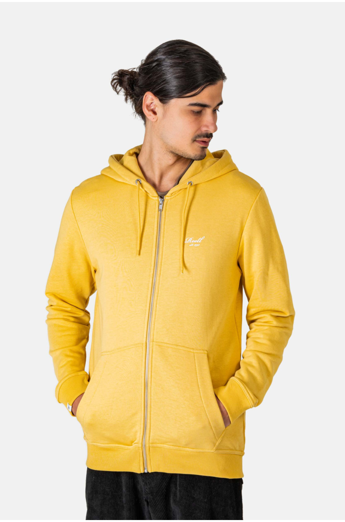 Staple Terry Zip Hoodie Moon Yellow