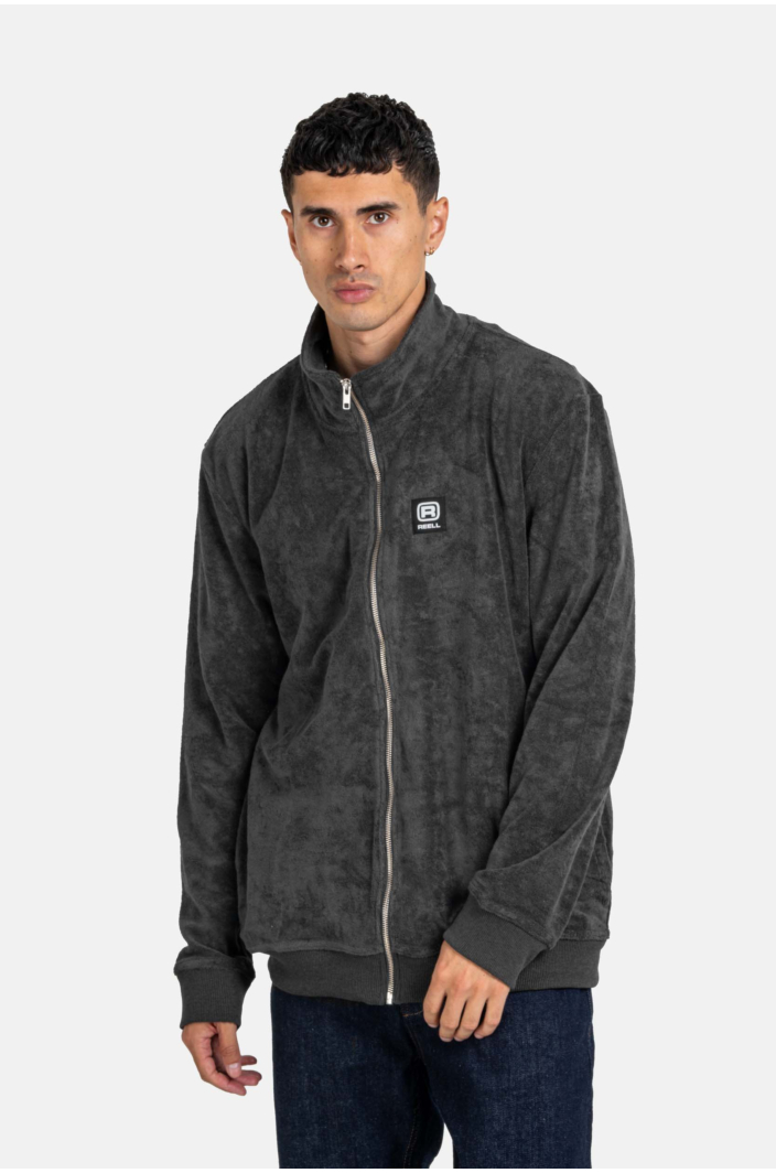 Smooth Zip Sweatshirt Vulcan Grey