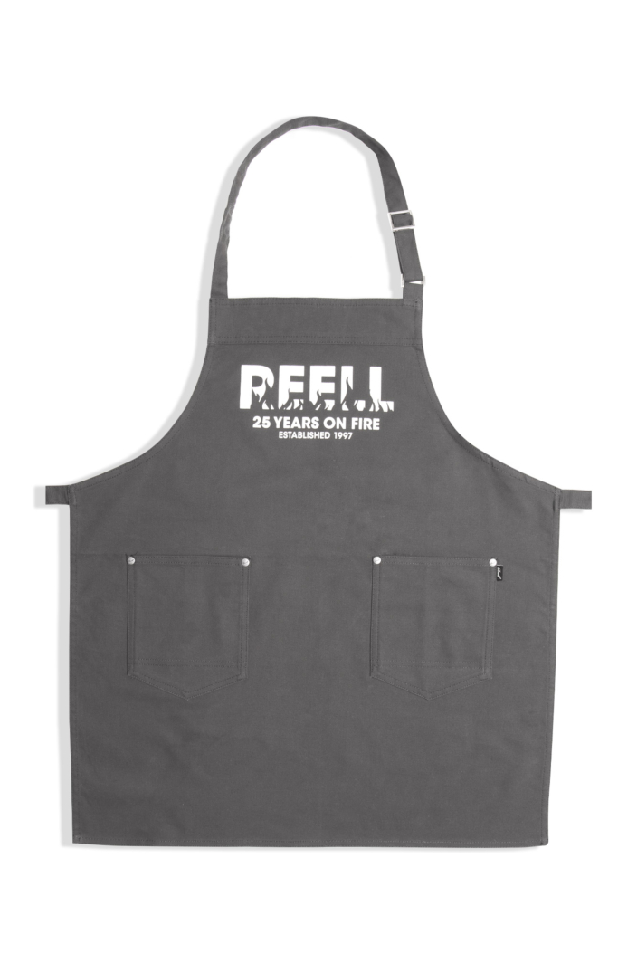 Reell 25 Years Anniversary BBQ Apron, Graphite Grey