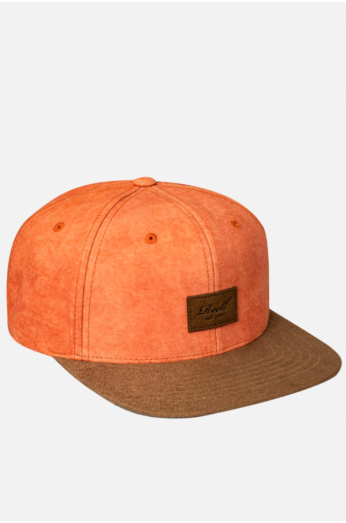 Suede Cap, Wrinkle Orange