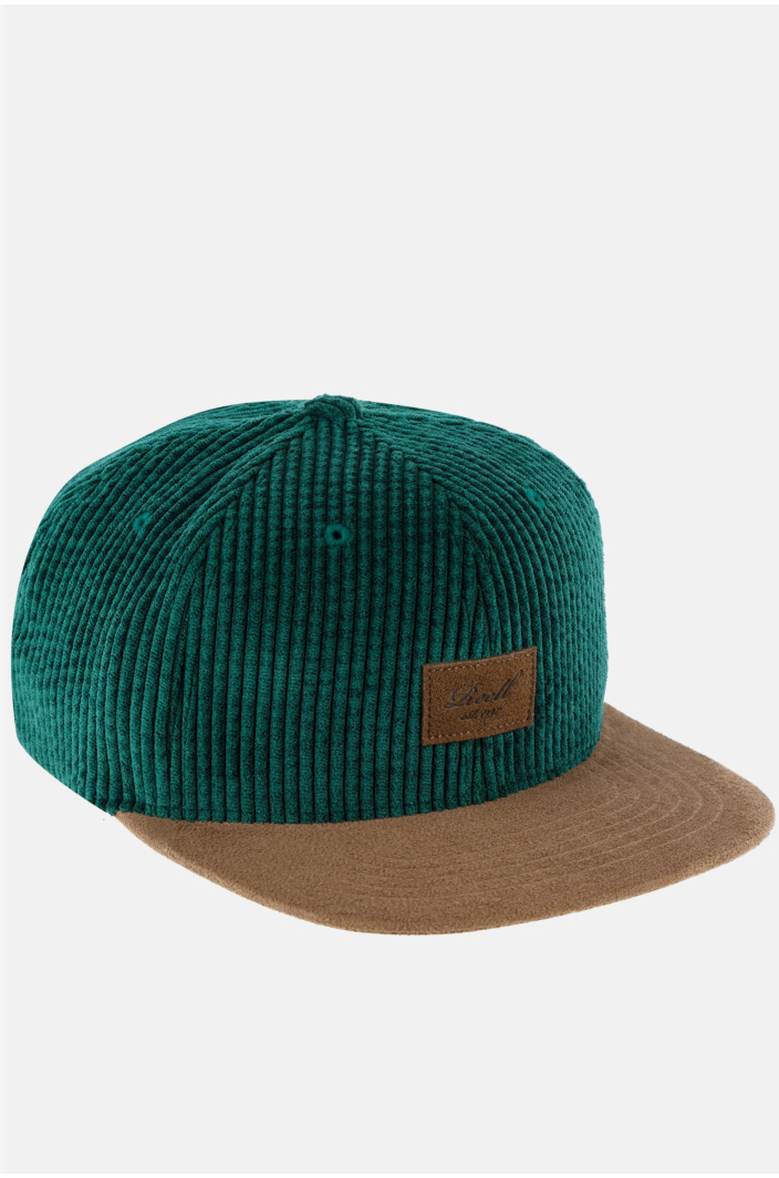 Suede Cap, Forest Green Cord