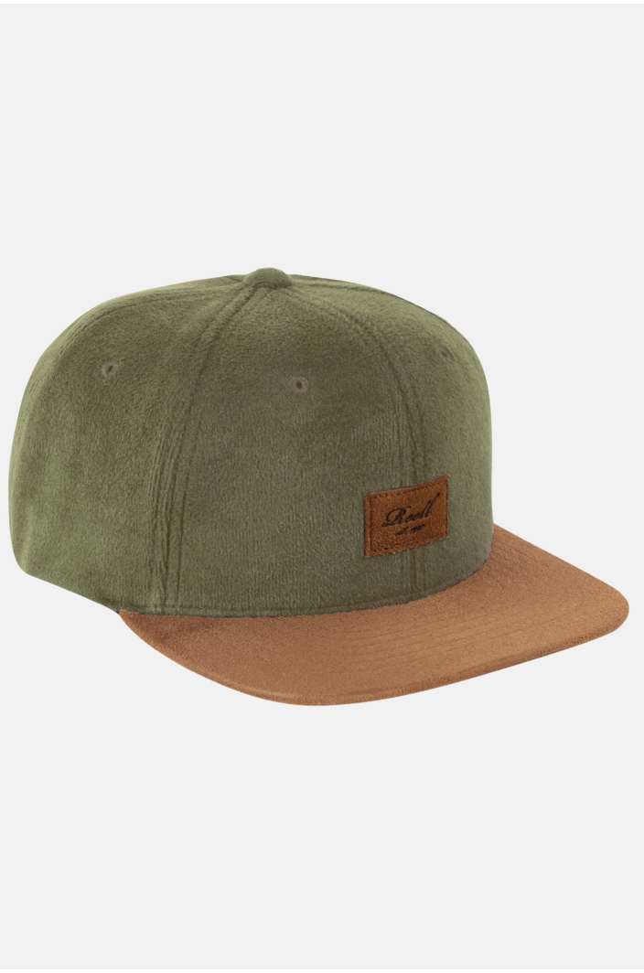 Suede Cap, Moss Green Velvet