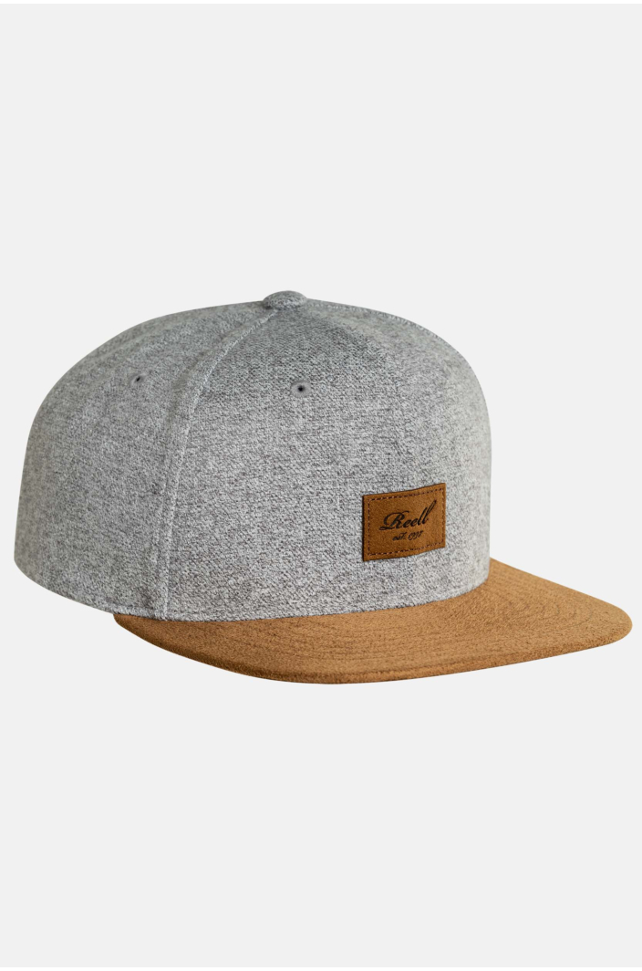 Suede Cap, Grey Tweed