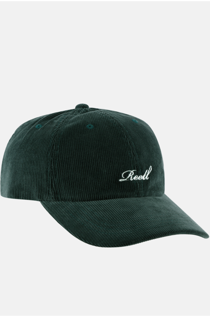 Single Script Cap, Dark Green Ribcord