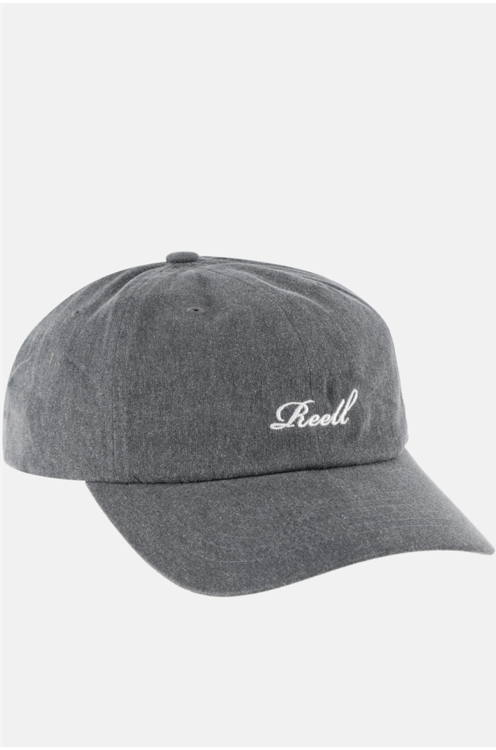 Single Script Cap, Washed Charcoal