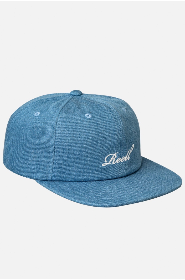 Low Pitch Cap, Washed Denim