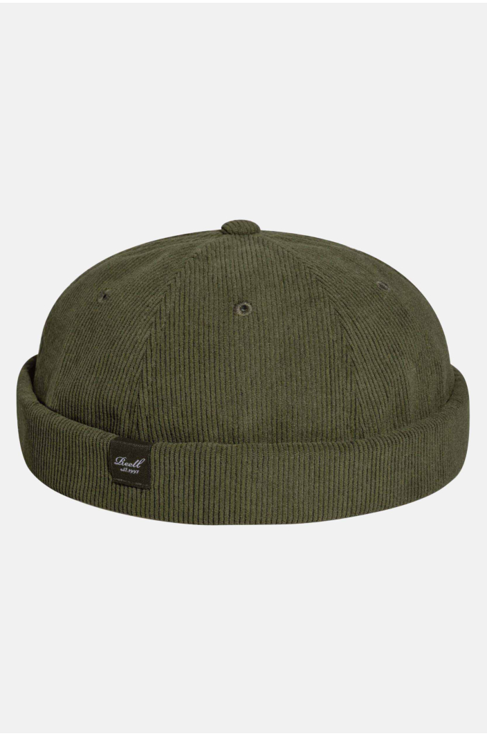 Docker Cap, Moss Green Cord