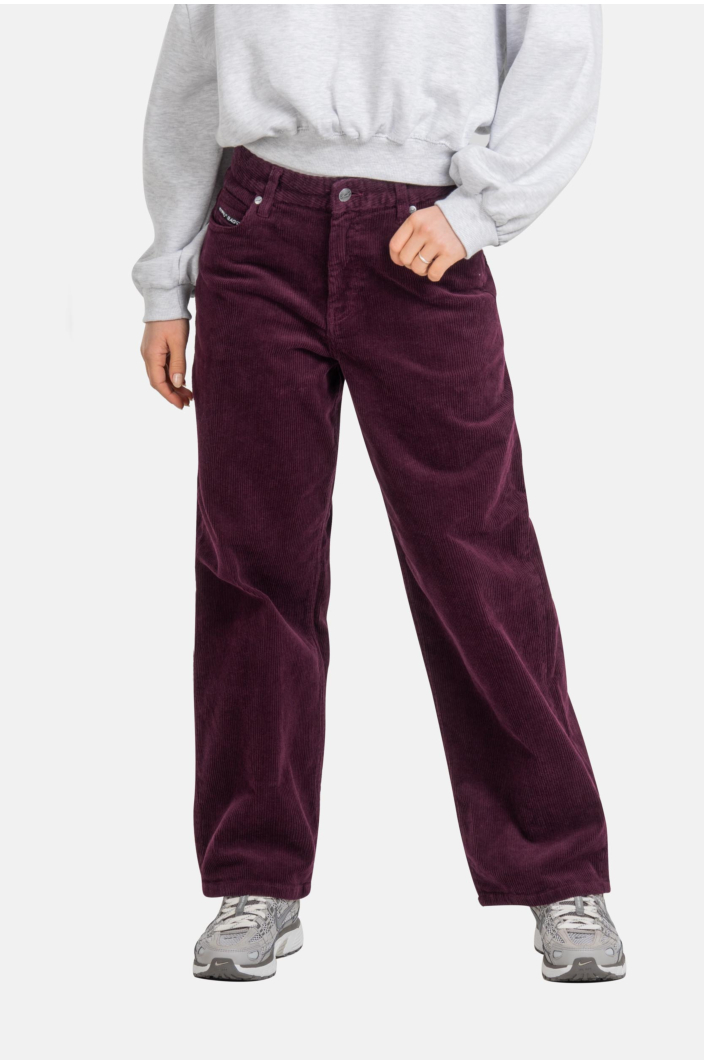 Women Chloé Baggy Burgundy Cord