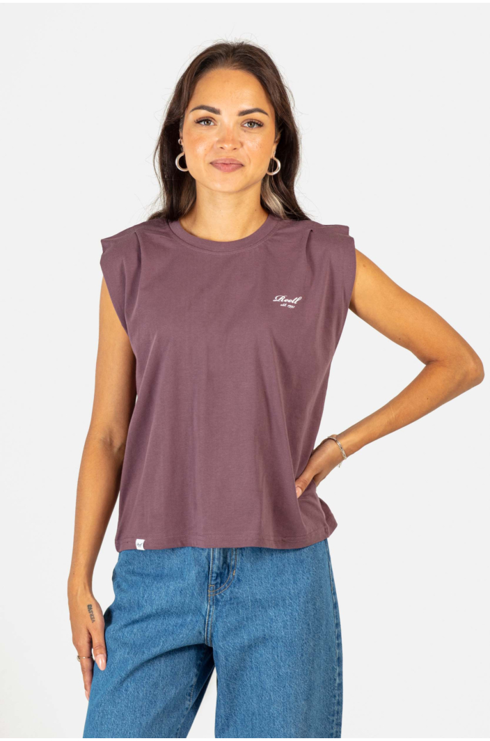 Women Staple T-Shirt Purple Thistle REELL-SHOP