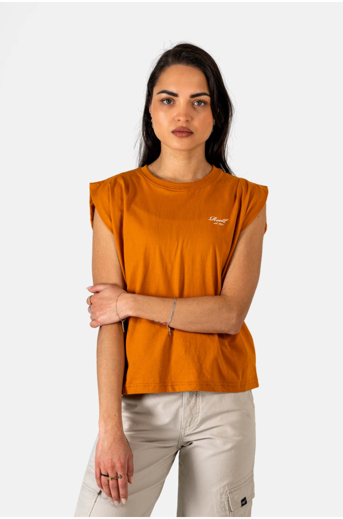 Women Minako T-Shirt Orange Oak