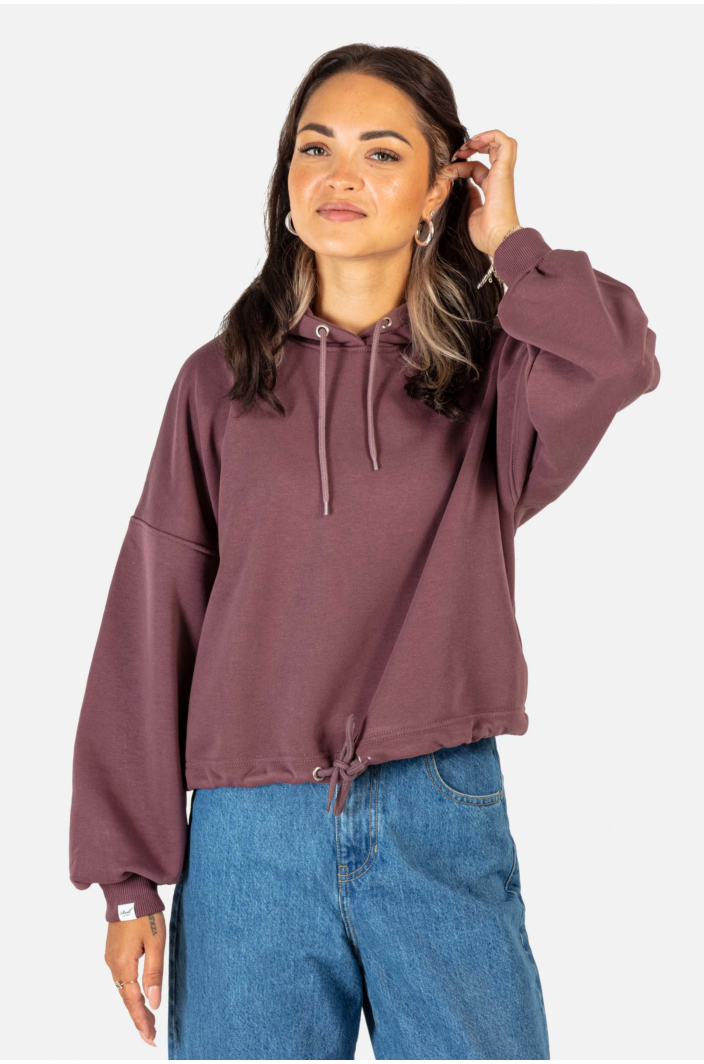 Women Naomi Hoodie Mauve Purple