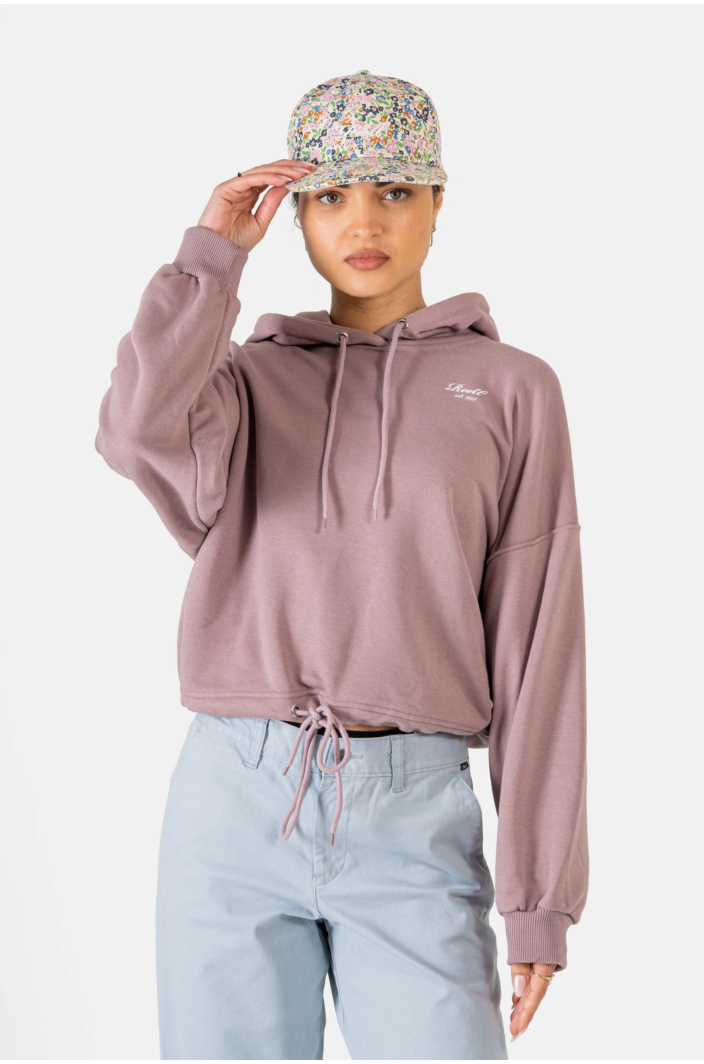 Women Naomi Terry Hoodie Purple Thistle