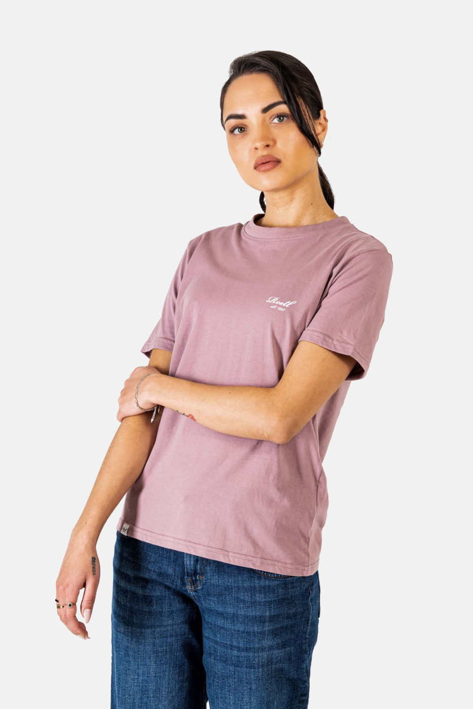 Women Staple T-Shirt Purple Thistle REELL-SHOP