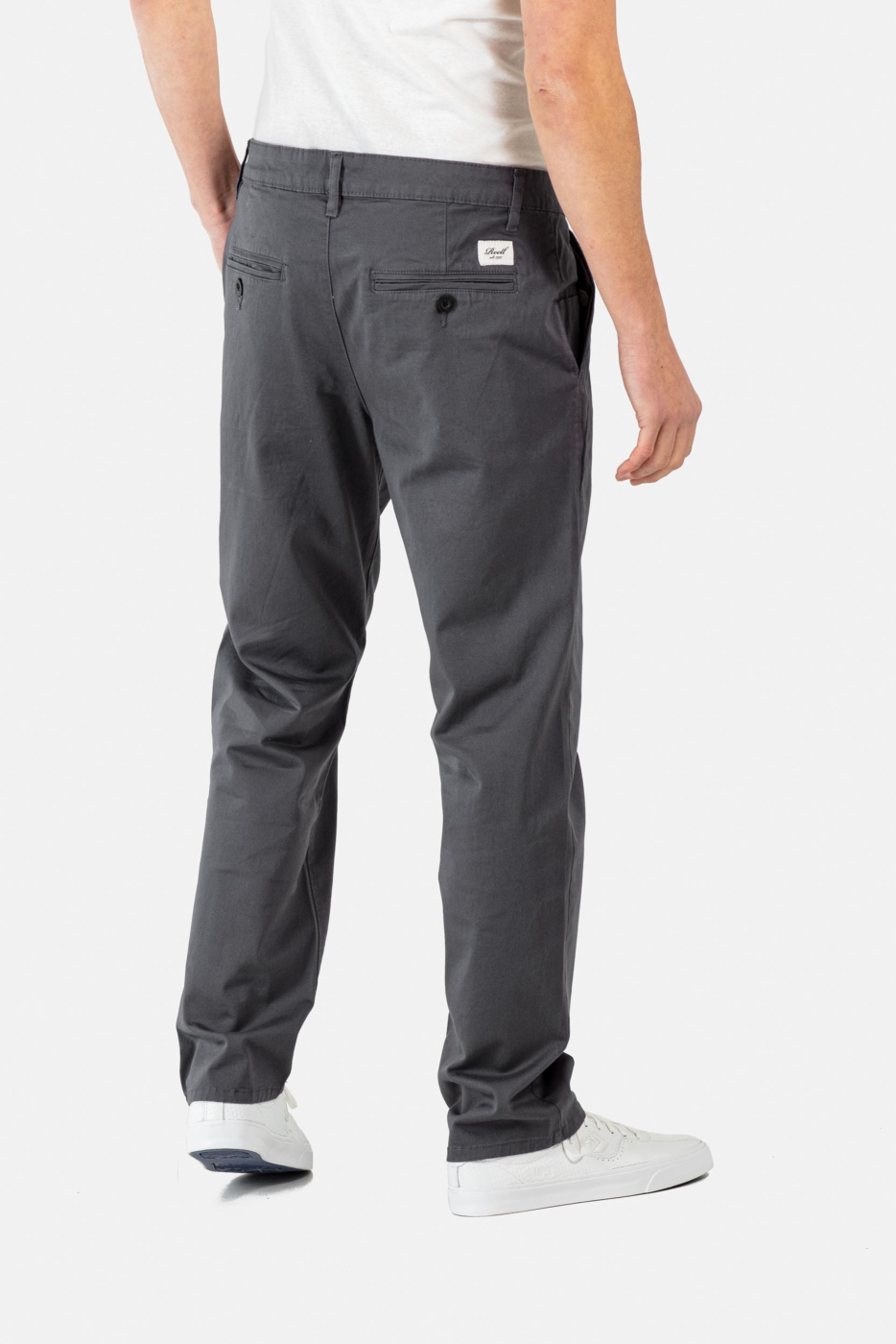 Regular Flex Chino Dark Grey REELL SHOP The Official Reell Online Shop