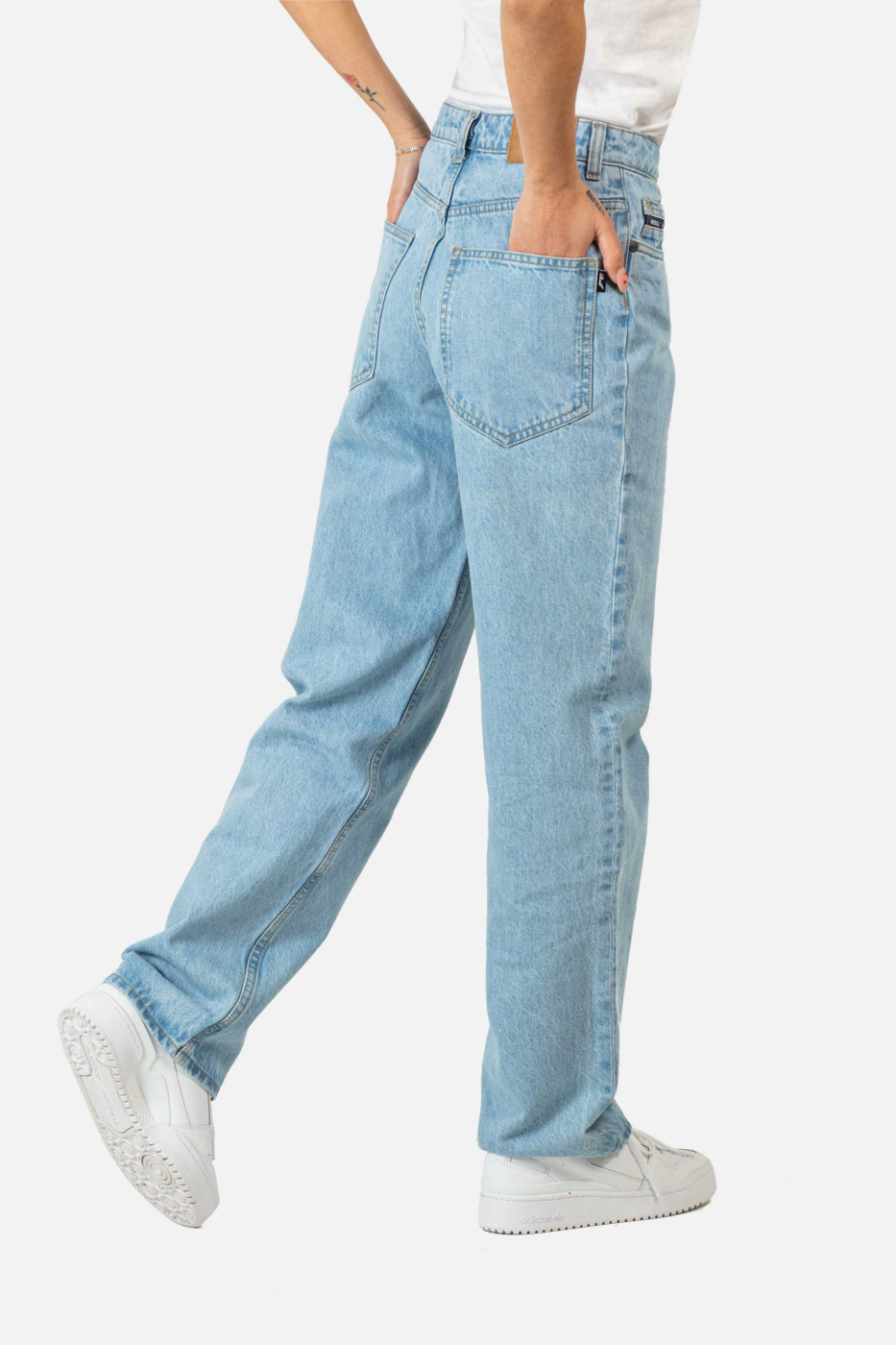 Aggregat mehr als 77 light blue baggy jeans womens am besten ...